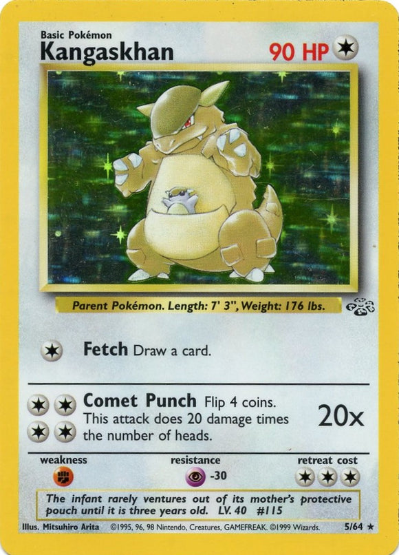 Pokémon Single Card: Jungle English 005 Kangaskhan