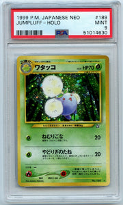 Pokémon PSA Card: 2000 Pokemon Japanese Neo 189 Jumpluff-Holo PSA 9 Mint 51014630